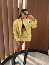 Komplet spódnica i kurtka